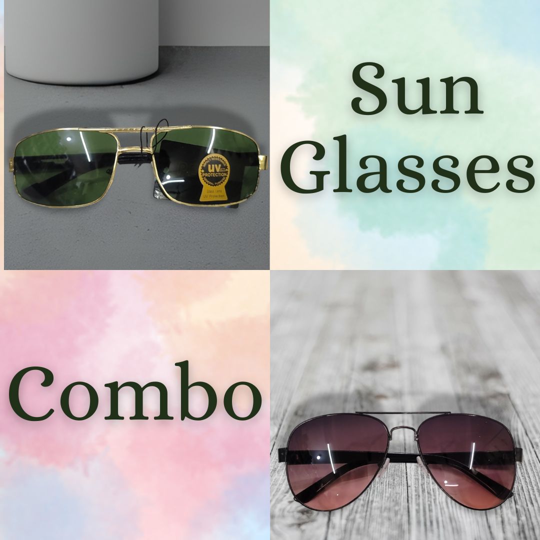 Sunglasses/ Goggles Combo For Men And Women 